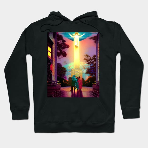 AI generated Christ tshirt Hoodie by SeththeWelsh